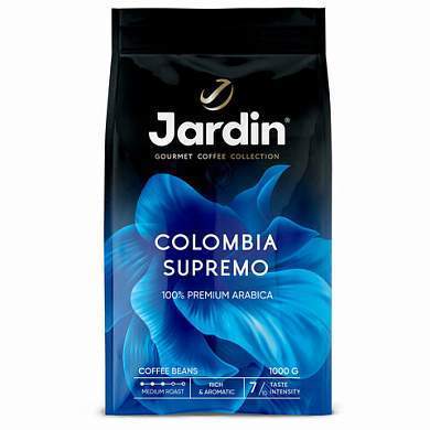 Кофе в зернах JARDIN "Colombia Supremo" 1 кг, арабика 100%, 0605-8 (арт. 620398)