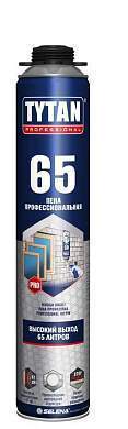 Tytan (Титан) Professional 65 Пена монтаж.(п/пистолет) летняя 750мл арт.16951 вес баллона 930гр (арт. 828896)