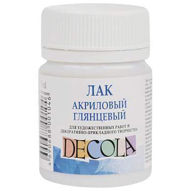 Лак акриловый глянцевый "Декола", 50 мл, в банке, 5828920 (арт. 190989)