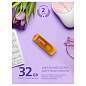 Память Smart Buy "Twist" 32GB, USB 2.0 Flash Drive, желтый (арт. 365506)