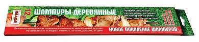 Шампуры деревянные (береза) 39*4*4мм, 12шт/уп, цена за уп, Image (арт. 724709)