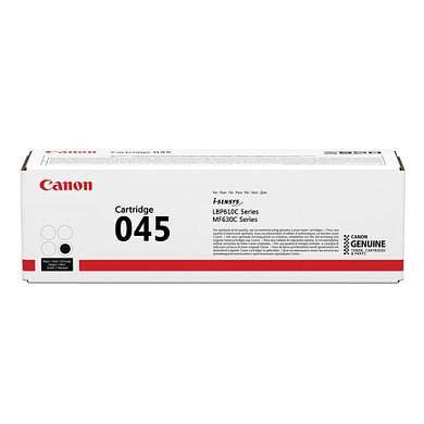 Картридж лазерный CANON (045BK) MF635/633/631/LBP 611/613, черный, ресурс 1400 стр., оригинальный, 1242C002 (арт. 362918)