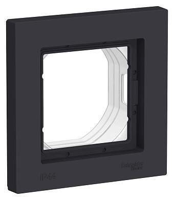 Schneider AtlasAquaDesign рамка СУ 1 мест. карбон IP44 ATN441001 (10!) (арт. 722033)