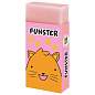 Ластик FUNSTER (ФАНСТЕР) "ANIMALS", 50х24х10 мм, прямоугольный, картонный держатель, экологичный ПВХ, ассорти, 272730 (арт. 272730)