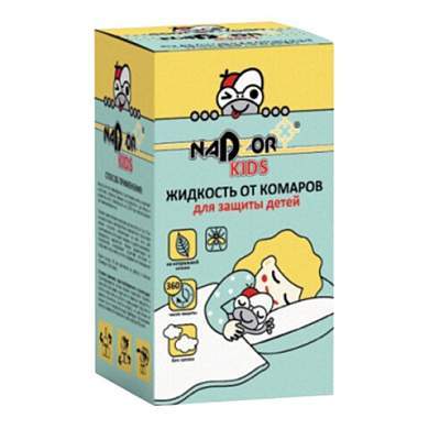 Жидкость от комаров для электрофумигатора детская 30 мл, NADZOR KIDS, без запаха, 22946 (арт. 701799)