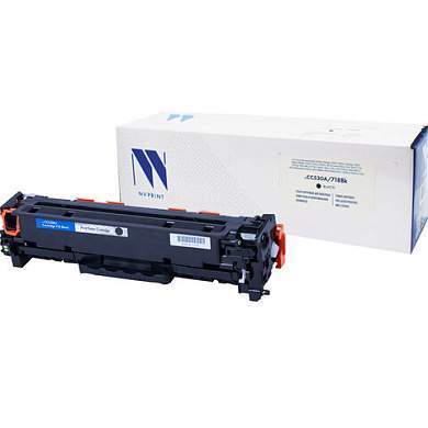 Картридж лазерный NV PRINT (NV-718BK) для CANON LBP7200Cdn/MF8330Cdn/8350Cdn, черный, ресурс 3400 стр., NV-CC530A/718Bk (арт. 362346)