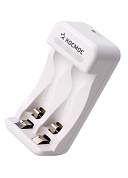 Зарядное устройство КОСМОС KOC801USB 1/2 шт AA/AAA Ni-MH (200mA) от 9 часов, кабель USB 70см, белое (арт. 804184)