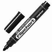 Маркер для бумажного флипчарта ЧЕРНЫЙ CENTROPEN, НЕПРОПИТЫВАЮЩИЙ, 2,5 мм, 8550, 5 8550 0112 (арт. 151104)