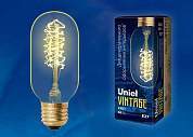 Uniel L45A E27 40W винтажная лампа накаливания IL-V-L45A-40/GOLDEN/E27 CW01 (арт. 555100)