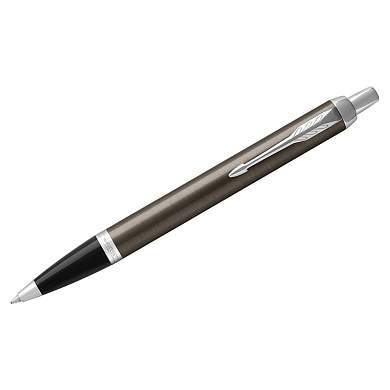 Ручка шариковая Parker "IM Dark Expresso CT" синяя, 1,0мм, кнопочн., подарочная упаковка (арт. 246611)