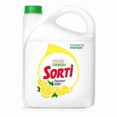 Средство для мытья посуды 4,8 кг, SORTI "Лимон" (арт. 608506)