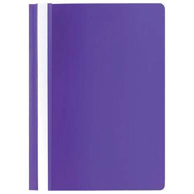 Скоросшиватель пластиковый STAFF, А4, 100/120 мкм, фиолетовый, 229237 (арт. 229237)