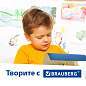 Картон цветной А4 немелованный, 24 листа 8 цветов, в папке, BRAUBERG, 200х290 мм, "Шарики", 113558 (арт. 113558)