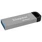 Флеш-диск 64 GB KINGSTON DataTraveler Kyson, разъем USB 3.2, серебряный, DTKN/64GB (арт. 514062)