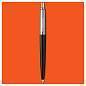 Ручка шариковая Parker "Jotter Black" синяя, 1,0мм, кнопочн., пластик. корпус, блистер (арт. 295242)