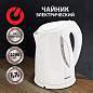 Чайник SONNEN KT-1758, 1,7 л, 2200 Вт, закрытый нагревательный элемент, пластик, белый, 453415 (арт. 453415)