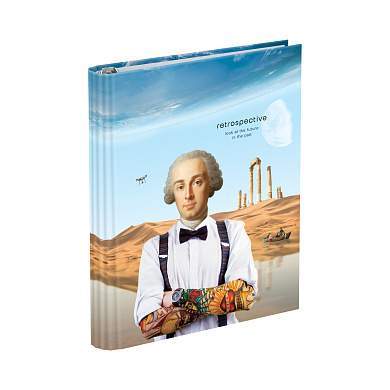 Тетрадь на кольцах А5, 160л., BG "Retrospective", глянцевая ламинация (арт. 342136)