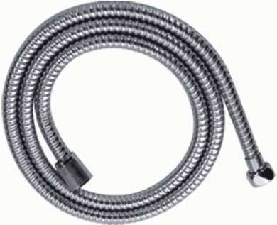 Haiba Шланг для душа 150 см, 1/2"(Имп)-1/2"(Имп), нерж.сталь, двойная оплетка, хром, HB40 (арт. 789508)