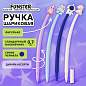 Ручка фигурная силиконовая шариковая FUNSTER "SILICONE MIX", СИНЯЯ, корпус ассорти, узел 0,7 мм, линия письма 0,35 мм, 144370 (арт. 144370)