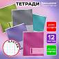 Тетрадь 12 л. BRAUBERG клетка, обложка картон, ONE COLOUR, 107776 (арт. 107776)