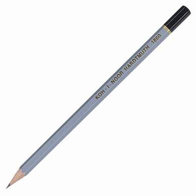 Карандаш чернографитный KOH-I-NOOR 1860, 1 шт., B, корпус серый, 186000B00104 (арт. 182075)