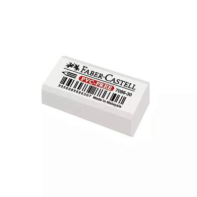Ластик Faber-Castell "PVC-free", прямоугольный, в пленке, 41*18*11мм (арт. 290011)