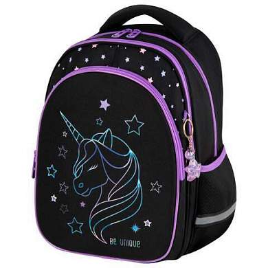 Рюкзак BRAUBERG OPTIMA, 2 отделения, с брелоком, "Radiant unicorn", 36х27х18 см, 273157 (арт. 273157)
