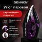 Утюг SONNEN SI-270, 2600 Вт, керамическое покрытие, антикапля, антинакипь, черный/фиолетовый, 455280 (арт. 455280)