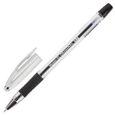 Ручка шариковая масляная с грипом BRAUBERG "Model-XL" ORIGINAL, ЧЕРНАЯ, узел 0,7 мм, линия письма 0,35 мм, 143243 (арт. 143243)