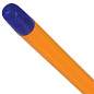 Ручка шариковая STAFF "EVERYDAY BP-247 Orange", СИНЯЯ, шестигранная, корпус оранжевый, линия письма 0,5 мм, 142661 (арт. 142661)