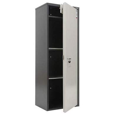 Шкаф металлический для документов AIKO "SL-125Т" ГРАФИТ, 1252х460х340 мм, 28 кг, S10799130502 (арт. 291195)