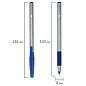 Ручки шариковые с грипом BRAUBERG "i-STICK POINT", НАБОР 10+2 ШТ., СИНИЕ, линия письма 0,35 мм, блистер,144025 (арт. 144025)