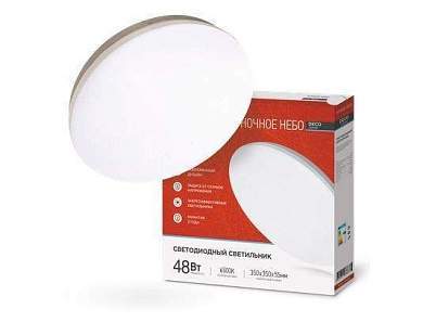 ASD/inHome светильник светодиодн. декоративный 48W(3120lm) 6500К 6K 350x55 IP40 DECO НОЧНОЕ НЕБО 8667 (арт. 814446)