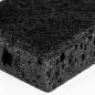 Губки для посуды SQUARE BLACK 98х66х30 мм, КОМПЛЕКТ 10 шт., КРУПНОПОРИСТЫЙ поролон/абразив LAIMA, 608648 (арт. 608648)