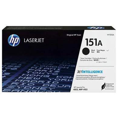 Картридж лазерный HP (W1510A) LaserJet Pro 4003n/dn/dw/4103dw/fdn/fdw, №151A, оригинальный, ресурс 3050 стр. (арт. 364389)