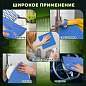 Тряпка из микрофибры 50х60 см, АВТО / ДОМ / ОФИС, "OVERLOCK INDIGO COLOUR", синяя, 220 г/м2, LAIMA HOME, 608222 (арт. 608222)