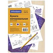 Бумага копировальная OfficeSpace, А4, 100л., фиолетовая (арт. 158735)