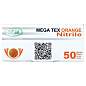 Перчатки нитриловые сверхпрочные с текстурой SFM MEGA TEX ORANGE, 25 пар (50 штук), размер L (большой), 4036534914205 (арт. 702145)