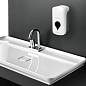 Дозатор для мыла-пены ULTRA LAIMA PROFESSIONAL, НАЛИВНОЙ, 1 л, белый, ABS-пластик, 606832 (арт. 606832)