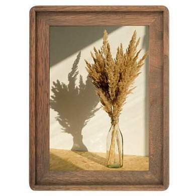Рамка из мангового дерева BRAUBERG LOFT EGO, фото 15х21 см, стекло, 20х26 см, 391281 (арт. 391281)