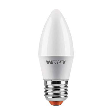 Wolta лампа светодиодн. свеча C37 E27 7,5W(625Lm) 3000K 2K 100X37 25YC7.5E27 (арт. 681449)