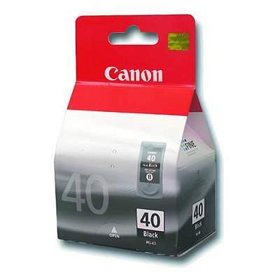 Картридж струйный CANON (PG-40) Pixma iP1200/1600/1700/2200/MP150/160/170/180/210, черный, 0615B025 (арт. 360511)