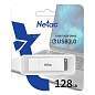 Флеш-диск 128 GB NETAC U185, USB 2.0, белый, NT03U185N-128G-20WH (арт. 513705)