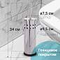 Ерш для унитаза LAIMA, с подставкой, нержавеющая сталь, зеркальный, 601616 (арт. 601616)