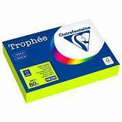 Бумага цветная CLAIREFONTAINE, А4, 80 г/м2, 500 л., неон, желтый, 2977PC (арт. 116725)