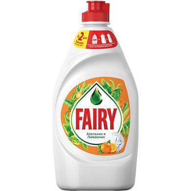 Средство для мытья посуды, 450 мл, FAIRY (Фейри) "Апельсин и лимонник" (арт. 603744)