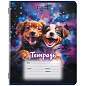 Тетрадь 12 л. BRAUBERG линия, обложка картон, DOGS, 107281 (арт. 107281)