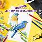 Карандаши цветные ЮНЛАНДИЯ "ДОМИКИ", 36 цветов, шестигранные, грифель 3 мм, 181839 (арт. 181839)