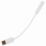 Переходник для наушников с Type-C на AUX (MINI JACK 3.5 мм), MB mObility, белый, УТ000025651 (арт. 514098)