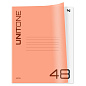 Тетрадь 48л., линия BG "UniTone. Mix", пластиковая обложка (арт. 379004)